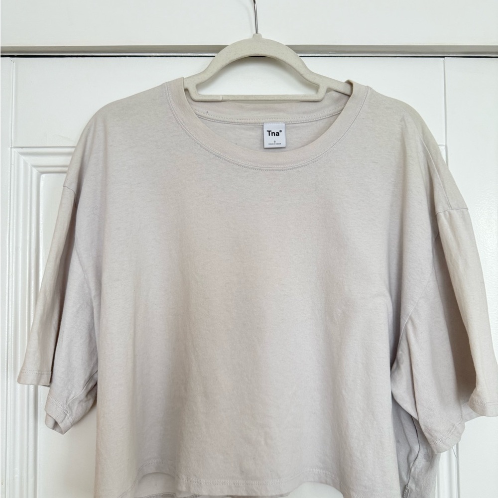 Tna Women's Beige Crop Top